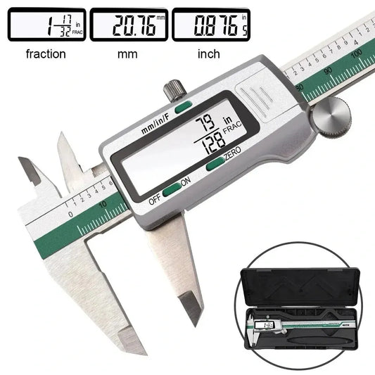 Digital Caliper Stainless Steel Fraction