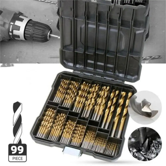 99pcs 1/4"-1/16" Twist Drill Set