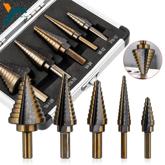 Cobalt Multiple Hole 50 Sizes Step Drill Set